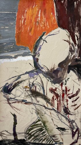 Walking with fingers von Celine Lam, Malerei kaufen auf Singulart