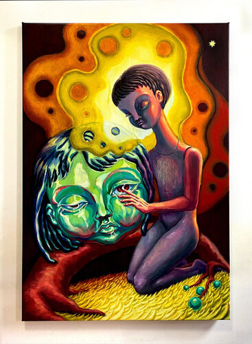 Big Head by Yoo yeon Nam, Painting for Sale on Singulart