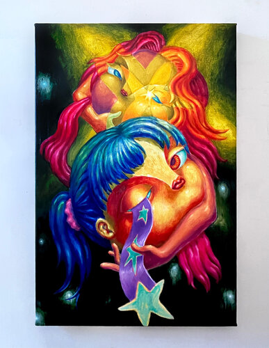 Star Sisters by Yoo yeon Nam, Painting for Sale on Singulart