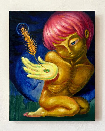 Floating Barley by Yoo yeon Nam, Painting for Sale on Singulart