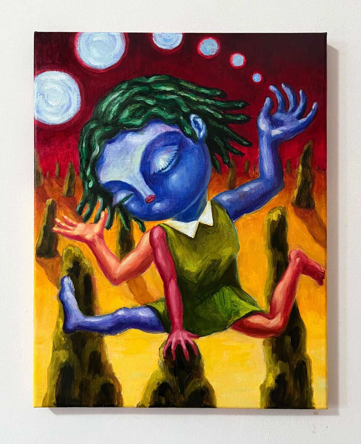 Dancing Alone Yoo yeon Nam Original painting for sale
