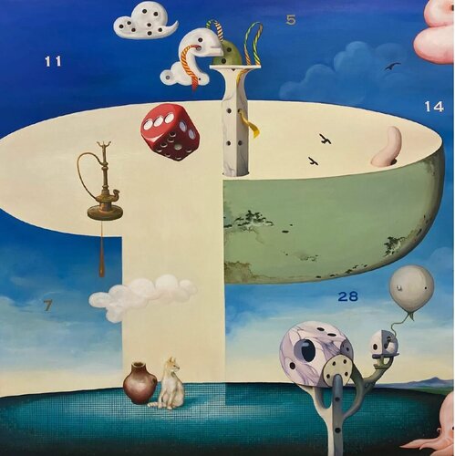 Timeless thrall par Eish Verma, Peinture en vente sur Singulart
