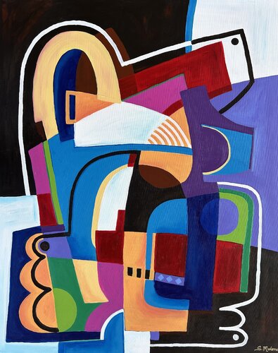 Playful by Design van Samantha Malone, Schilderij te koop op Singulart