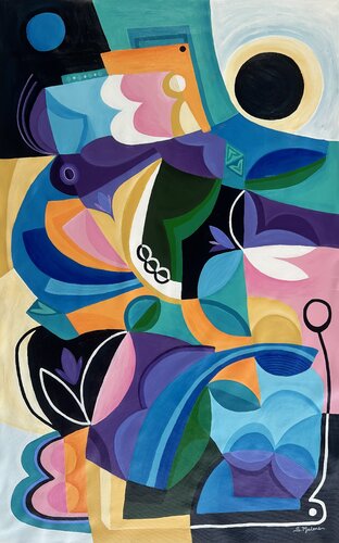 Dancing into Spring van Samantha Malone, Schilderij te koop op Singulart