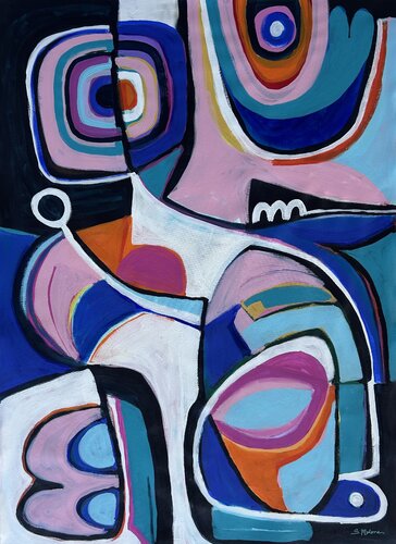The Unexpected Groove de Samantha Malone, Pintura a la venta en Singulart