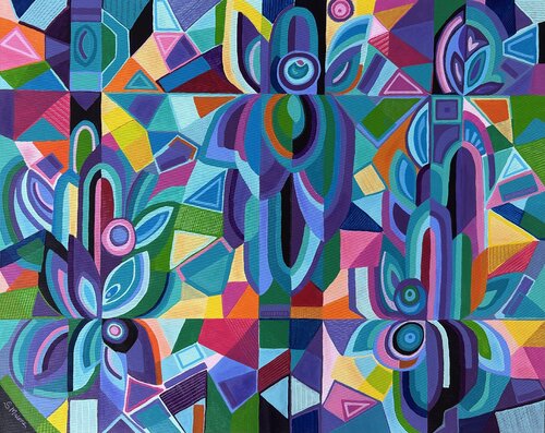 Chasing Rainbows by Samantha Malone, Painting for Sale on Singulart