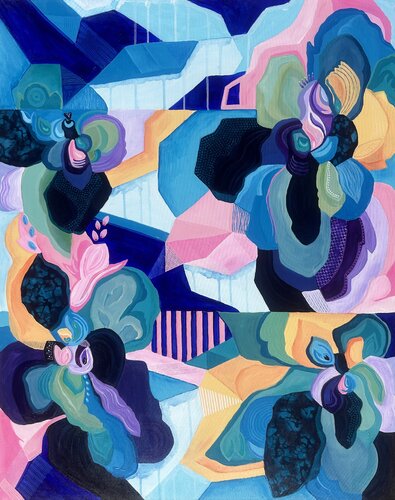 Fragments of Life de Samantha Malone, Pintura a la venta en Singulart