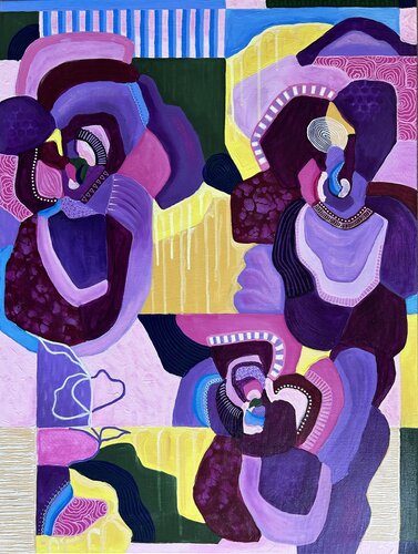 Fragments 2 by Samantha Malone, Painting for Sale on Singulart