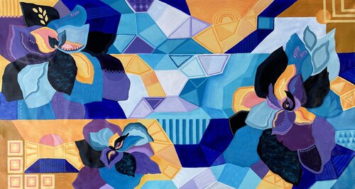 Life Between the Cracks by Samantha Malone, Painting for Sale on Singulart