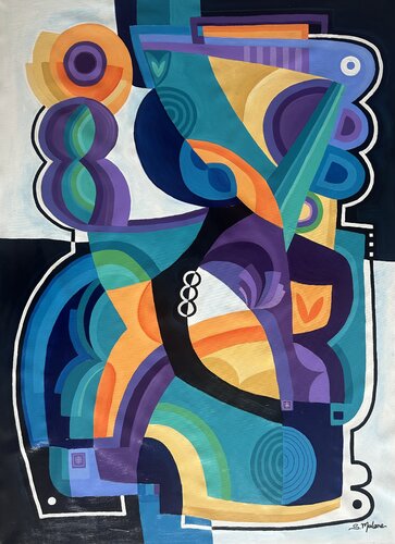 Solving the Puzzle von Samantha Malone, Malerei kaufen auf Singulart