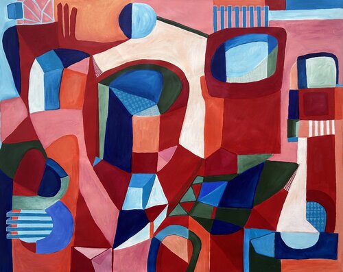 Carmine's Temper by Samantha Malone, 회화 for Sale on Singulart