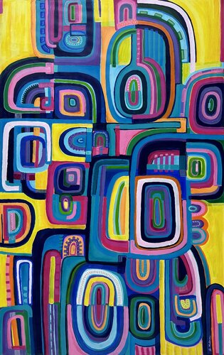 Luna Park de Samantha Malone, Pintura a la venta en Singulart