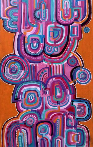 Anticipation di Samantha Malone, Pittura in vendita su Singulart
