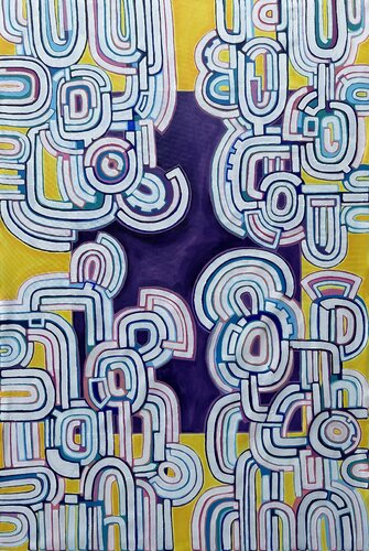 From the Corners by Samantha Malone, Painting for Sale on Singulart
