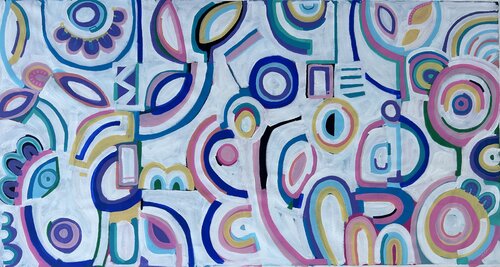 Playful Moment by Samantha Malone, Painting for Sale on Singulart