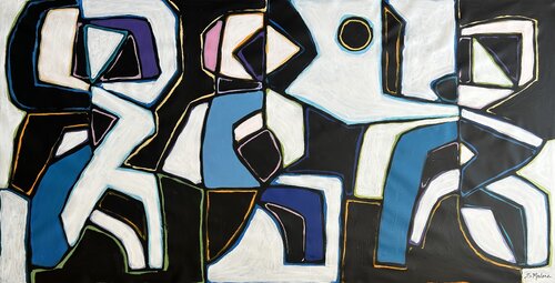 Under the Spell of the Moon by Samantha Malone, Painting for Sale on Singulart