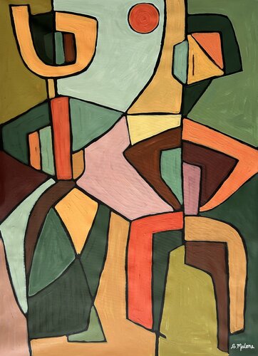 The Encounter di Samantha Malone, Pittura in vendita su Singulart