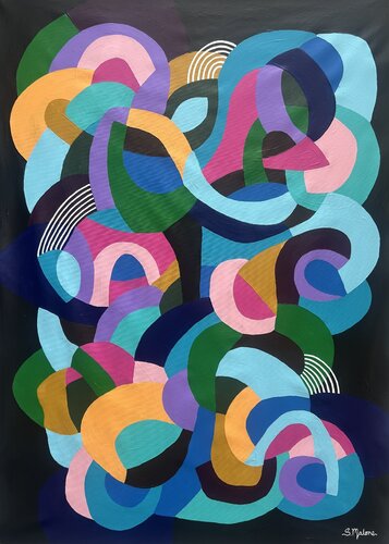 Midnight Bubblegum by Samantha Malone, Painting for Sale on Singulart