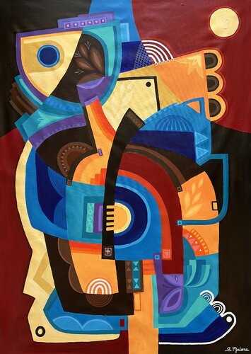 What the Moon Forgot by Samantha Malone, 회화 for Sale on Singulart