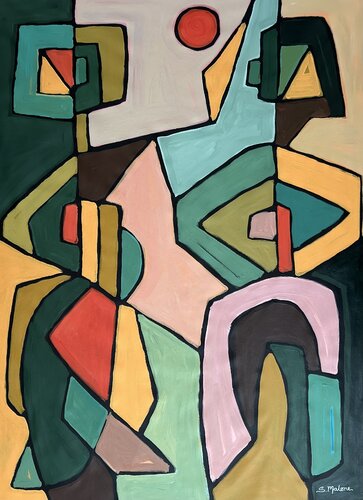 The Exchange di Samantha Malone, Pittura in vendita su Singulart