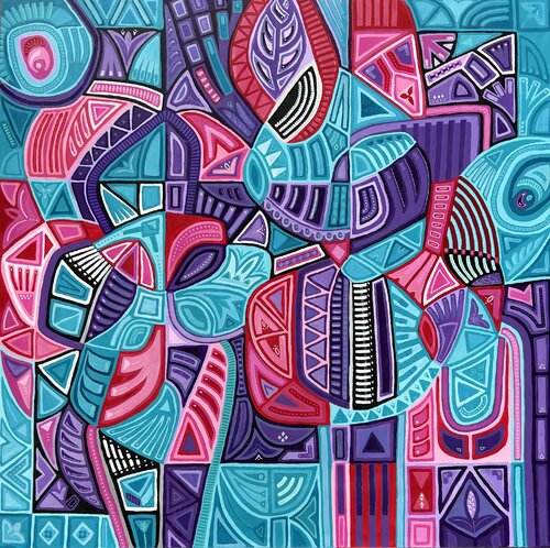 Maximum Capacity di Samantha Malone, Pittura in vendita su Singulart