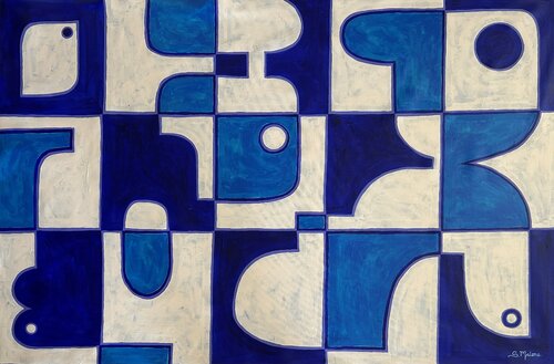 Riding the Wave van Samantha Malone, Schilderij te koop op Singulart