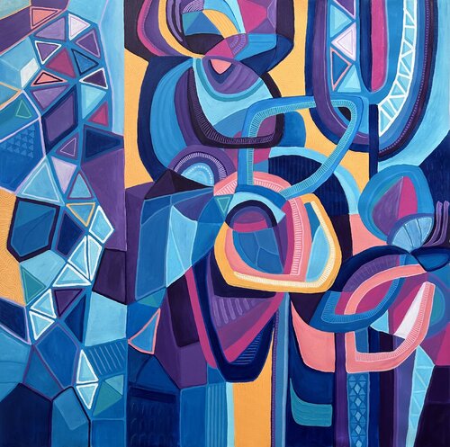 World's Apart de Samantha Malone, Pintura a la venta en Singulart