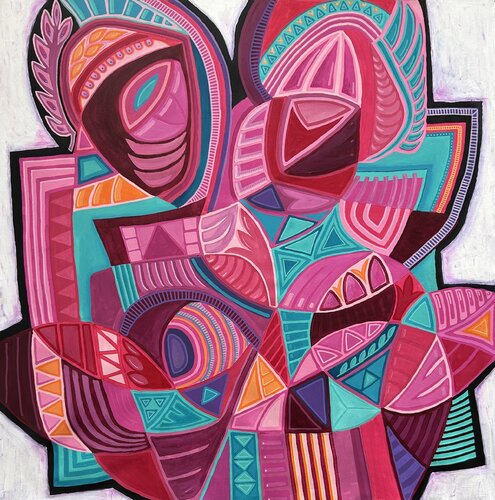 Turning Pages di Samantha Malone, Pittura in vendita su Singulart