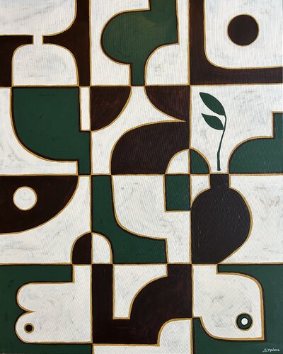 Pass the Olive Branch by Samantha Malone, Painting for Sale on Singulart