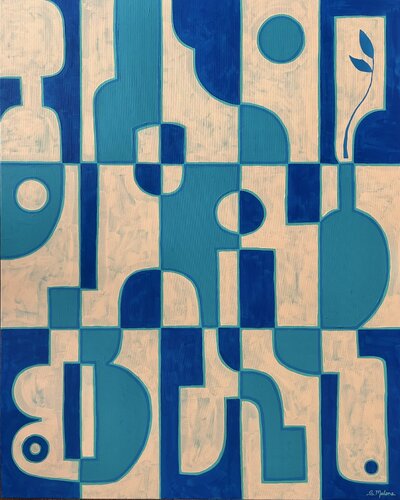 Sea Breeze Through Open Windows van Samantha Malone, Schilderij te koop op Singulart