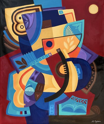 Play Me a Melody by Samantha Malone, 회화 for Sale on Singulart