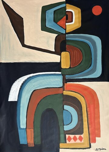 Moon Dance by Samantha Malone, Painting for Sale on Singulart