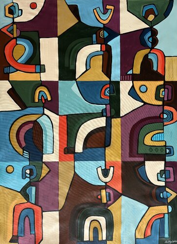 Finding the Rhythm by Samantha Malone, Painting for Sale on Singulart