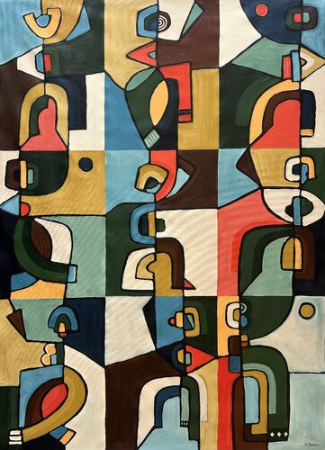 Dancing to the Beat by Samantha Malone, Painting for Sale on Singulart