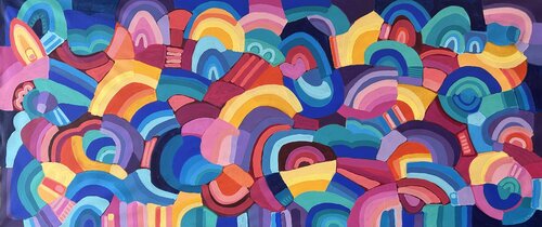 The Happy Place by Samantha Malone, Painting for Sale on Singulart