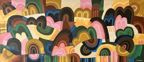 Autumn Across the Happy Hills by Samantha Malone, Painting for Sale on Singulart