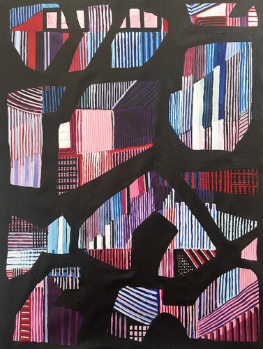 Broken Glass by Samantha Malone, Painting for Sale on Singulart