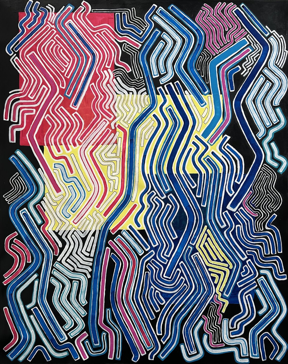 Conversations in my Head Samantha Malone Original painting for sale