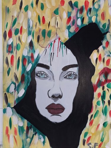 Resistencia Femenina by souad el fathi, Painting for Sale on Singulart