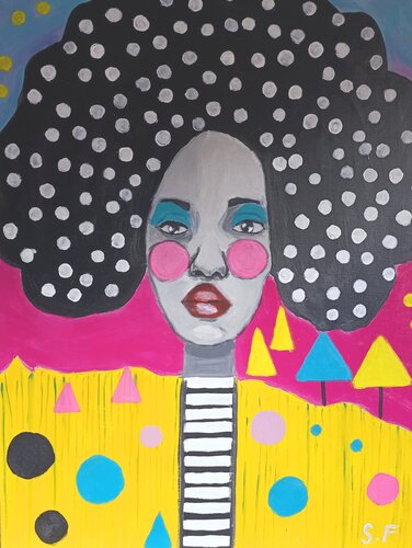 Ecos de Luz Interior (Echoes of Inner Light) by souad el fathi, Painting for Sale on Singulart