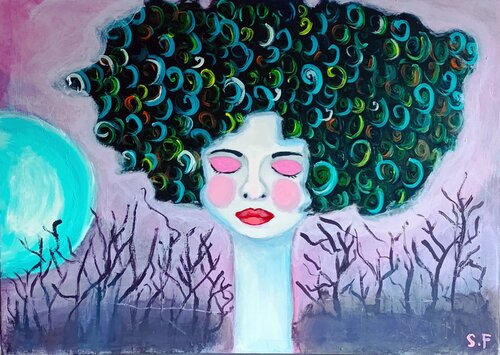 “Silencio Interior” by souad el fathi, Painting for Sale on Singulart