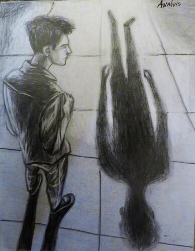 “El Cazador de Sombras” von Analvis Somoza Jimenez, Zeichnungen kaufen auf Singulart