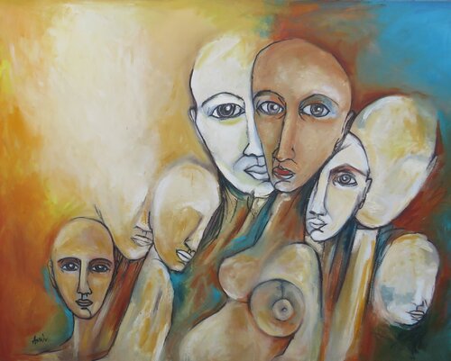 Miradas par Analvis Somoza Jimenez, Peinture en vente sur Singulart