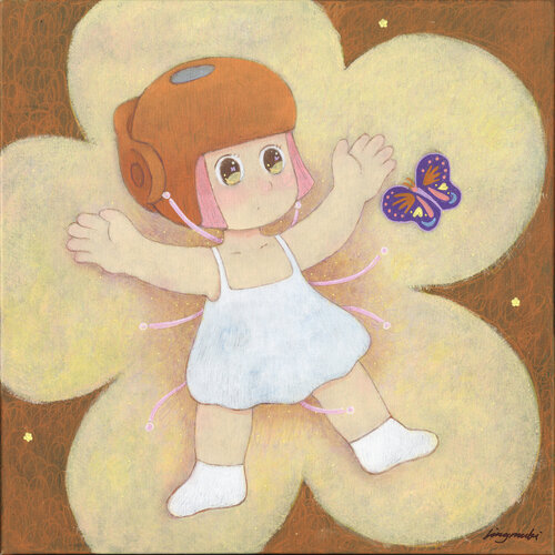 I'm a Flower di Ling Muki, Pittura in vendita su Singulart