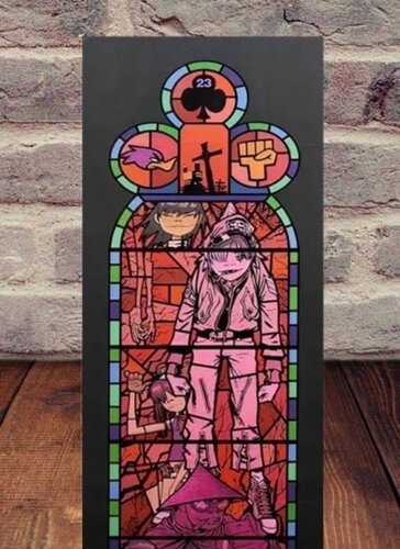 Medium Window Left (Gorillaz) von Jamie Hewlett, Druck kaufen auf Singulart