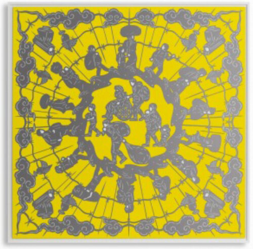 Human Flow ( Yellow) van Ai Weiwei, Afdruk te koop op Singulart
