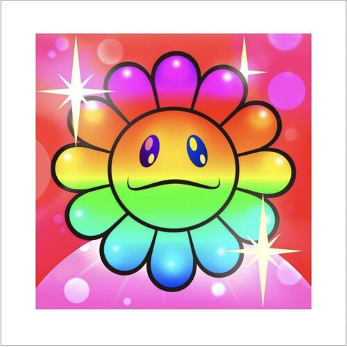 #9727 Murakami.Flowers (Rainbow) van Takashi Murakami, Afdruk te koop op Singulart