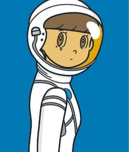 Yuya Hashizume - Eyewater Astronaut ( Blue) par YUYA HASHIZUME, Édition en vente sur Singulart