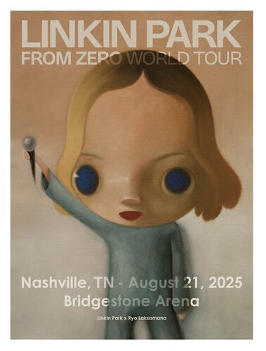 Linkin Park (From Zero 2025 World TOUR NASHVILLE POSTER ) by RYOL, Print for Sale on Singulart