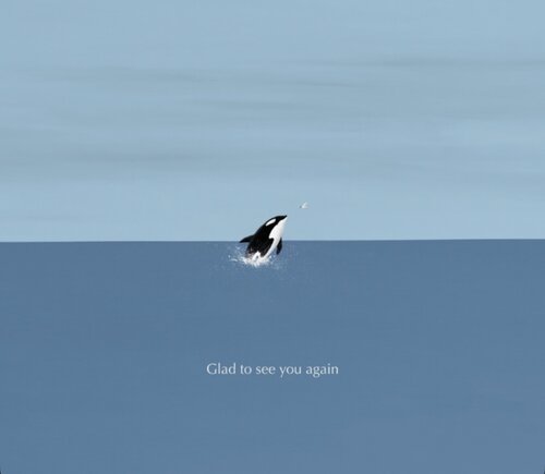Glad to see you Again (Whale) von Suntur, Druck kaufen auf Singulart